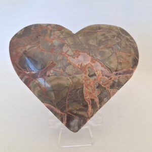 Mexican Agate Heart 95 gm