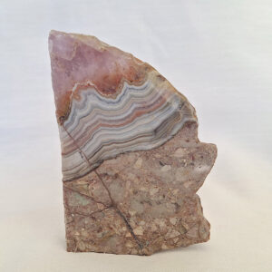 Amethyst with Agate Slab 78 gm