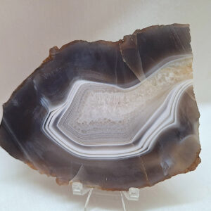 Agate - Botswana Agate, Slab 147gm, 9x6cmcm Unpolished