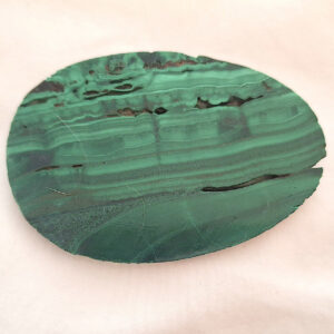 Malachite slab 32gm 6x4cm