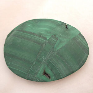 Malachite slab 47gm 6x4cm