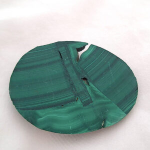 Malachite slab 39gm 5,5x4cm