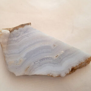 Agate - Blue Lace Agate  Slab 29gm,  +-4x3cm