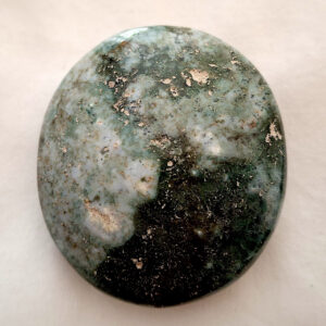 Jasper - Ocean Jasper Palm Stone - 81 gm 5 cm Diameter