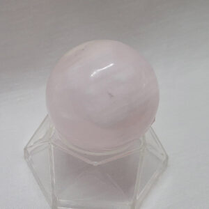 Calcite Pink Calcite Sphere 68 gm +-3cm diameter, UV