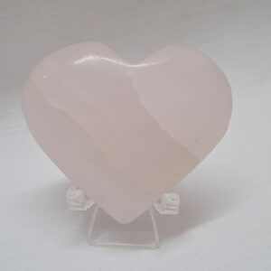 Pink Calcite Heart 68gm, UV