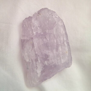 Kunzite - Gem Quality, raw,69 gm, Pale Green, UV
