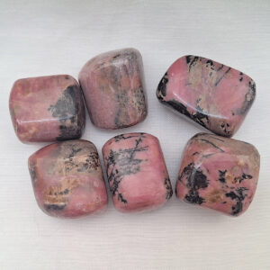 Rhodonite Pebble Cubed, Between 31 - 40 gm