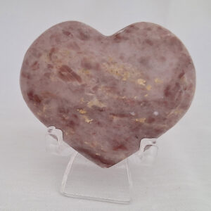 Calcite Rose Heart Approx 43gm