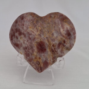 Calcite Rose Heart 39gm