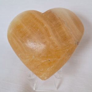 Calcite Orange Heart 113Gm
