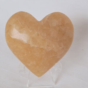 Calcite Orange Heart 61Gm