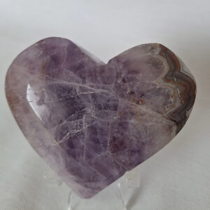 Amethyst Agate Heart 72gm