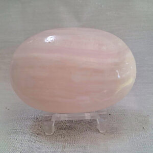 Calcite Pink Palm Stone 69gm