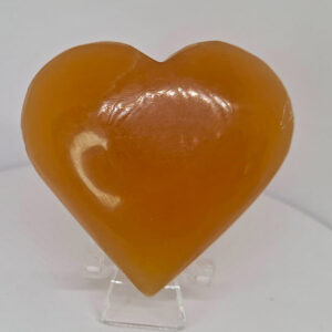 Calcite Honey Heart 143gm