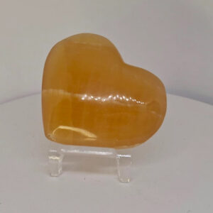 Calcite Honey Heart 46gm