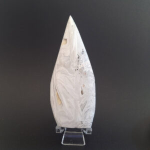 White Agate Flame Stone 93gm