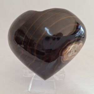 Chocolate Calcite Heart 51 gm
