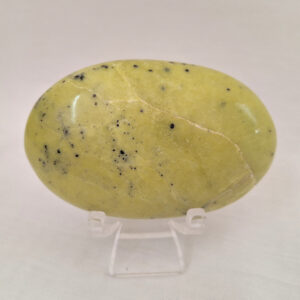 Yellow Serpentine Palm Stone 96gm