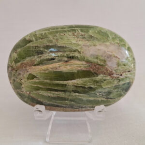 Serpentine Green Palm Stone 67 gm
