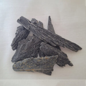 Kyanite, Black Raw in a bag