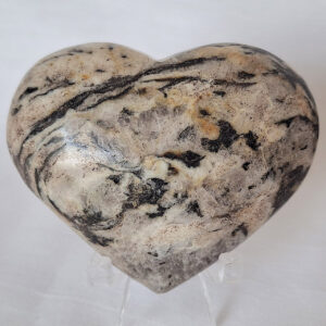 Jasper - Zebra Jasper Heart  81gm