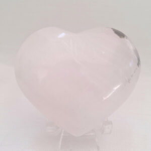 Calcite Pink Heart 84 gm